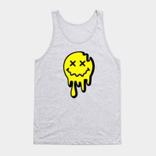 ACID SMILEY (MELTING) #6 (DEEP SHADOW) Tank Top